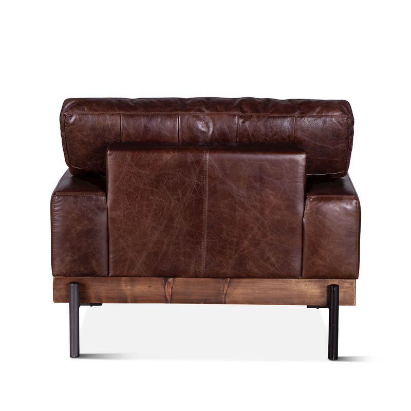 World Interiors Chiavari Armchair in Geisha Brown Leather image number 3