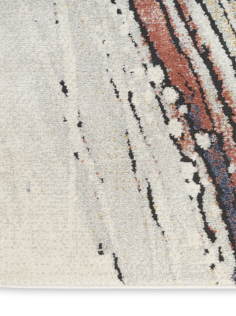 Motion MTT01 Ivory/Multicolor 5'3" x 7' Rug