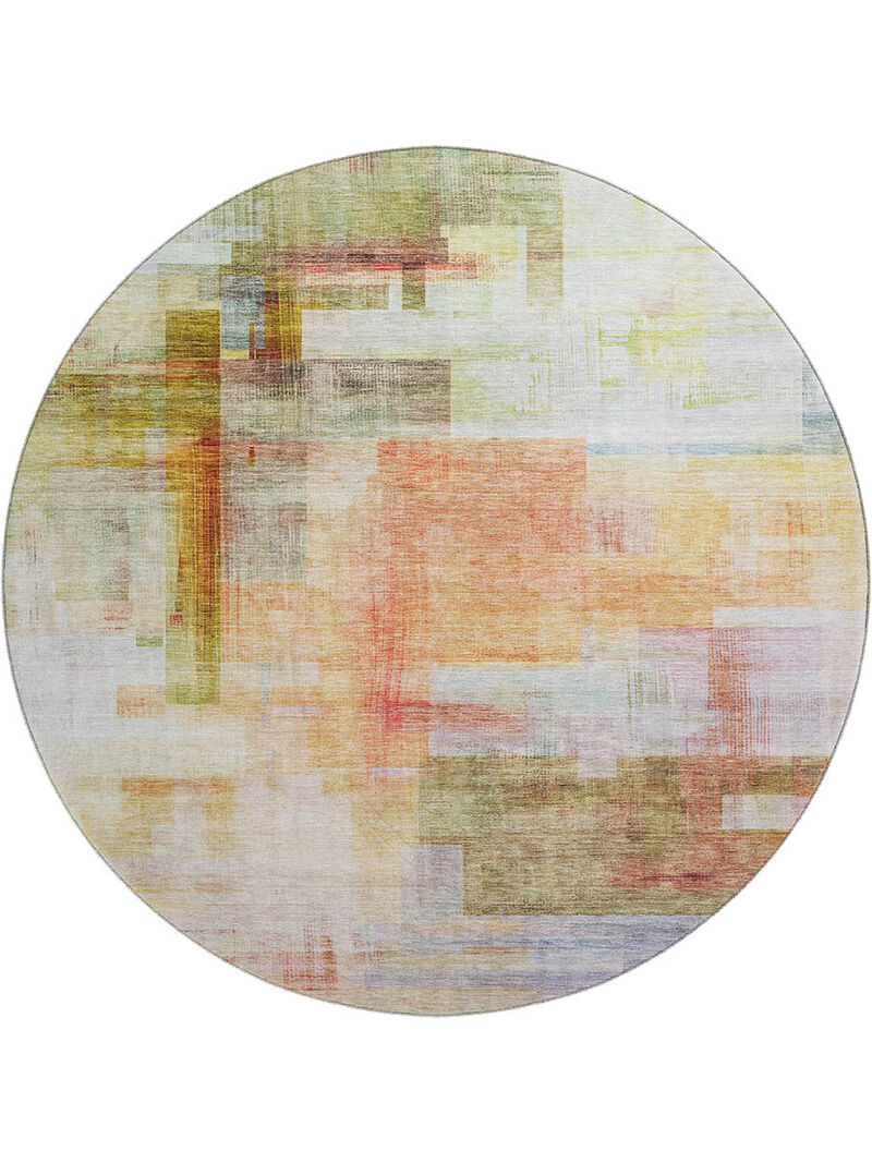 Ravenna RN6 Coral 8' Round Rug image number 0