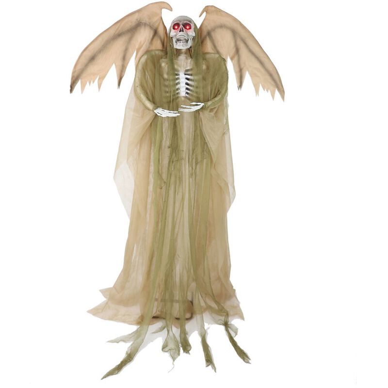 Haunted Hill Farm 5.5FT Anim Nat Reaper w/Wings image number 0