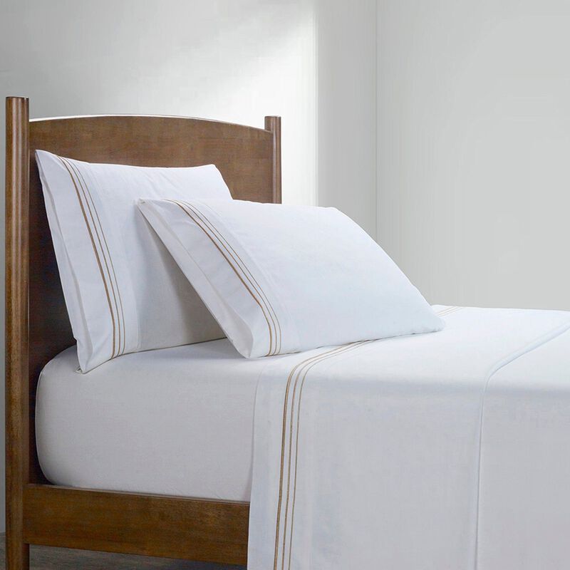Border Embroidery Gold King Sheet Set image number 0
