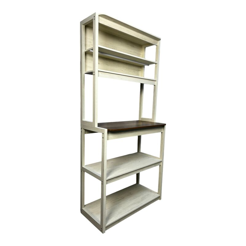 ELEMENT ACE 5-Tier Bakers Rack for Kitchen with Storage Shelves, Multipurpose Microwave Stand, Coffee Bar Station for Organizing Cookware and Baking Essentials image number 4