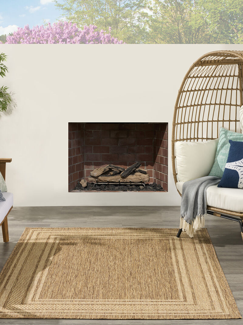 Horizon Indoor/Outdoor HOZ03 Natural 4' x 6' Rug