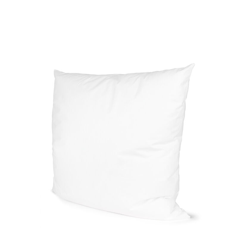 HomeRoots 18" White Cotton Throw Pillow Insert image number 0