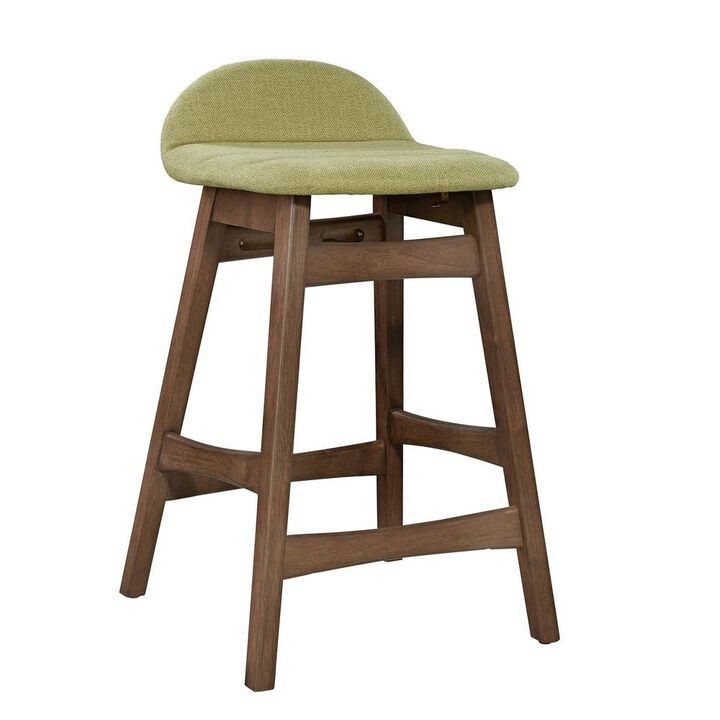 Starlight Canyon Home 24 Inch Wooden Counter Chair with Back, Solid Wood Counter Stools