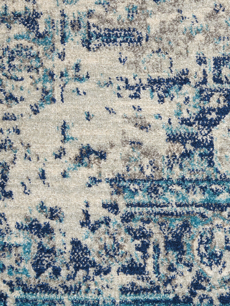 Tranquil TRA06 Ivory/Light Blue 5'3" x 7'3" Rug image number 5