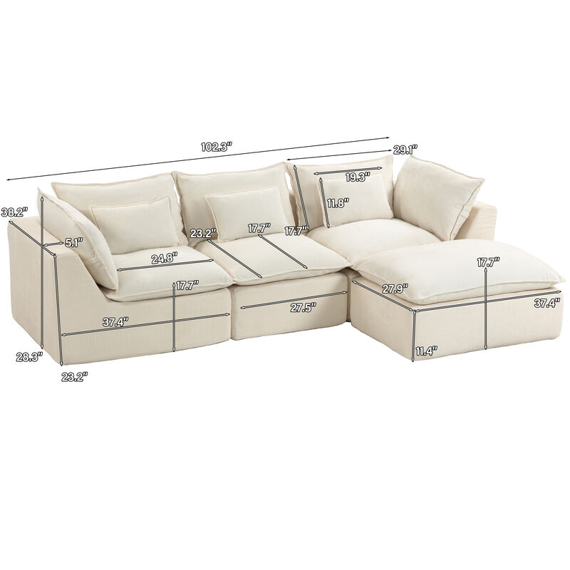 Vipzit Modular Sectional image number 3