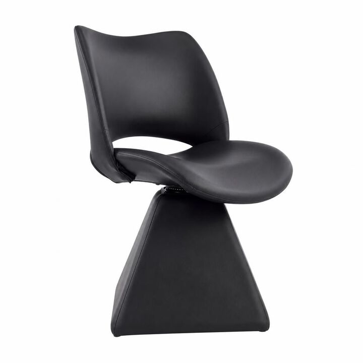 GOODSILO Swivel High-Back Upholstered Dining Chair with Sturdy Hardwood Frame, Comfortable Cushioned Seating for Multi-Use Spaces