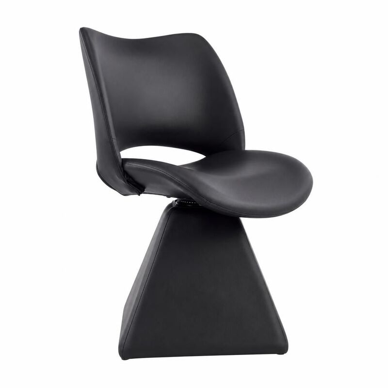 GOODSILO Swivel High-Back Upholstered Dining Chair with Sturdy Hardwood Frame, Comfortable Cushioned Seating for Multi-Use Spaces image number 0