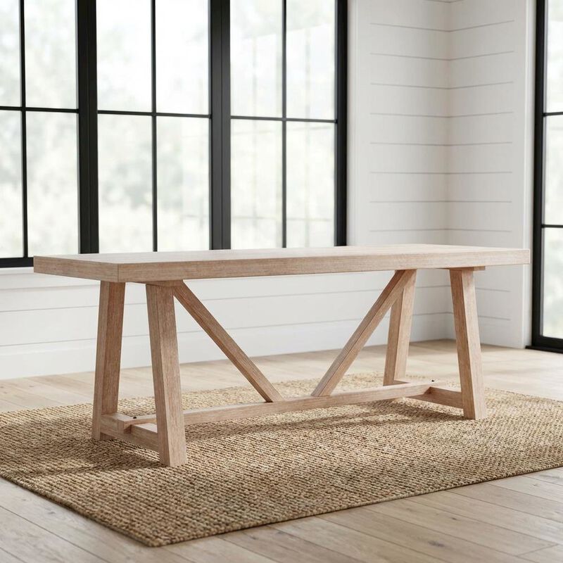 Alpine Furniture Raquel  Rectangular Dining Table image number 2
