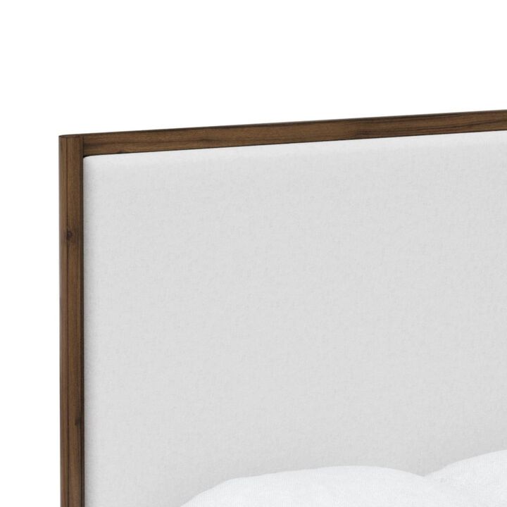 Summerfield King Uoholstered Bed in Walnut Finish