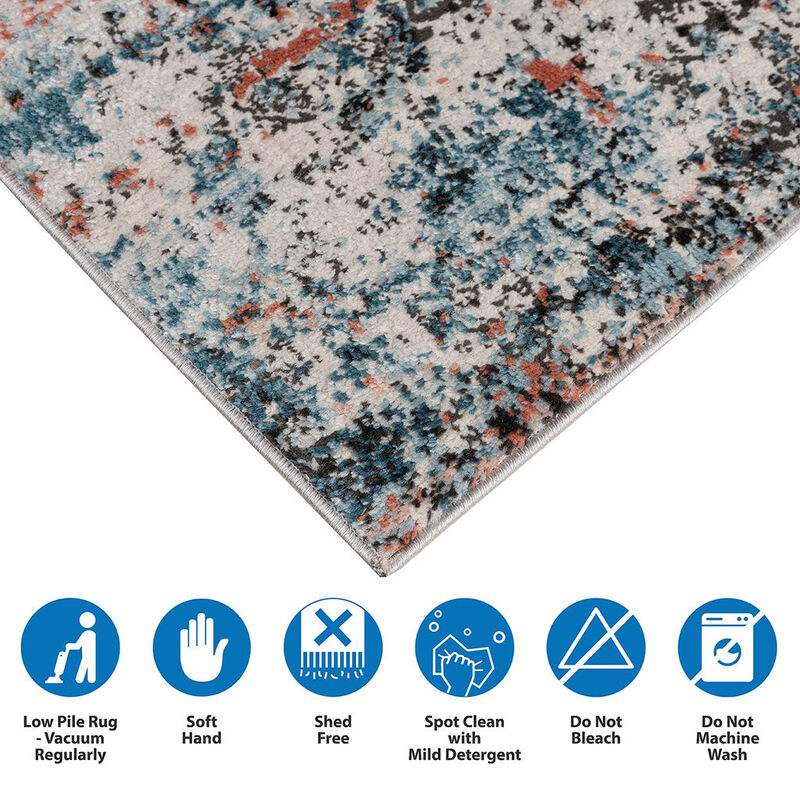 84x63 inch Abstract Area Rug