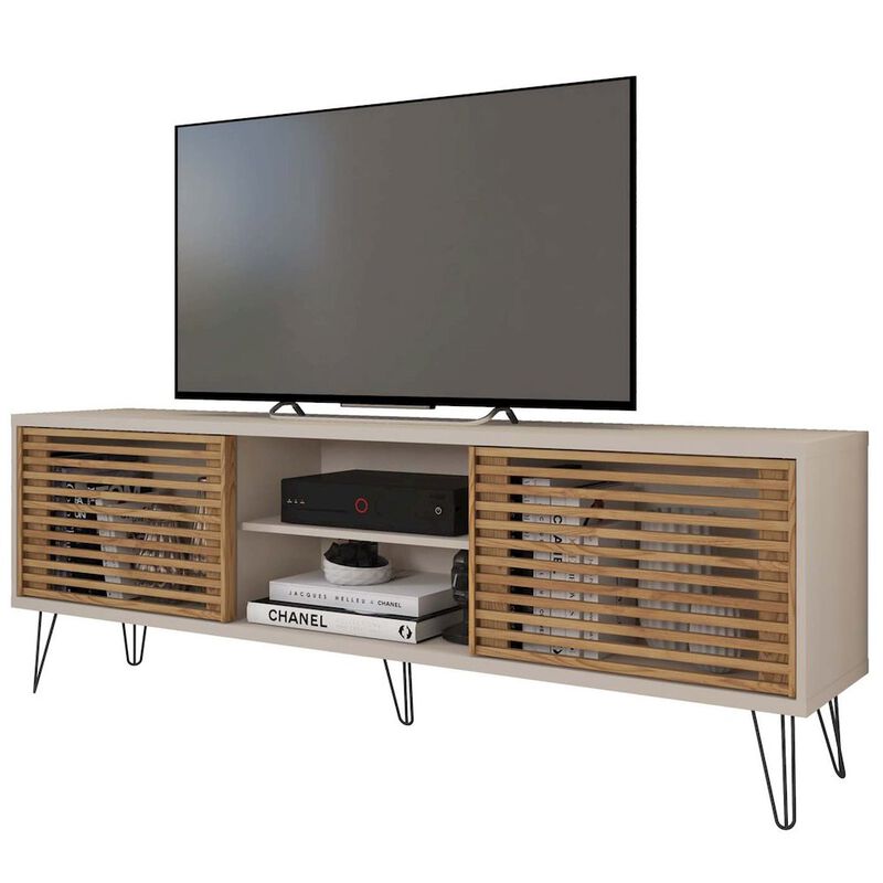 Frizz Mid-Century Modern TV Stand for 70 Inch TV