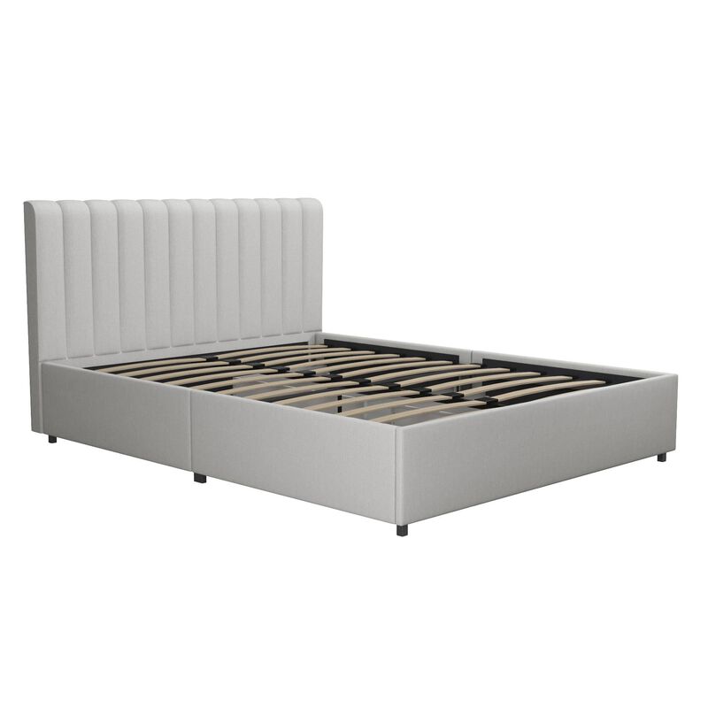 Brittany Upholstered Bed with Storage Drawers