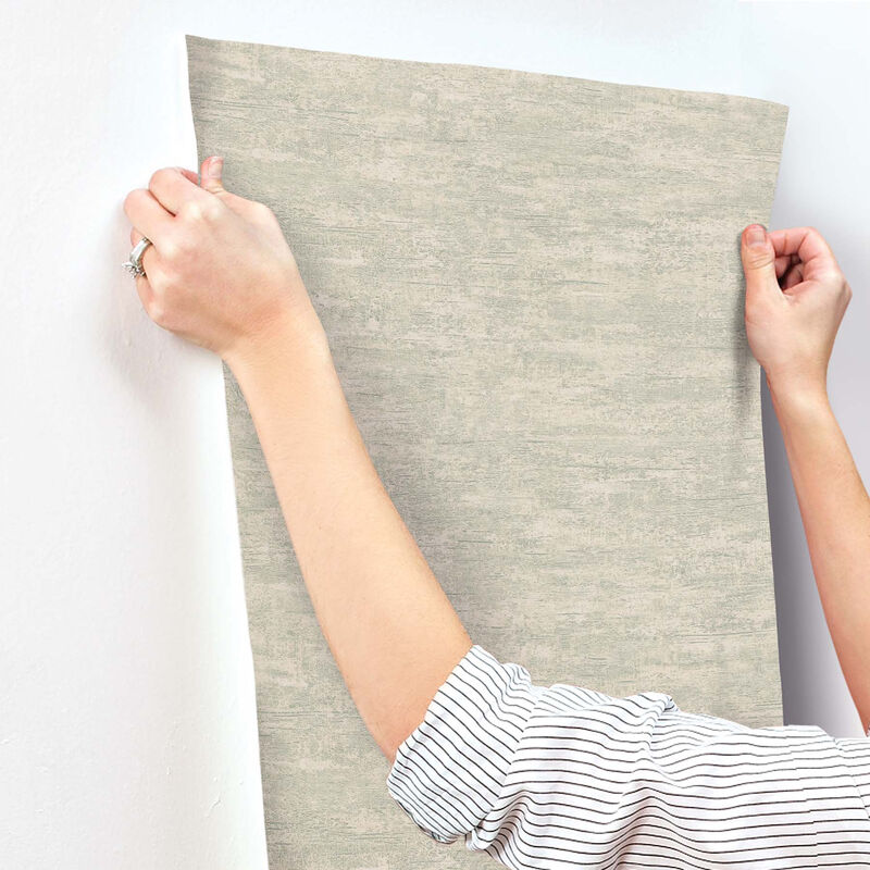 Weathered Stucco Ecru Wallpaper (Set of 2) image number 2