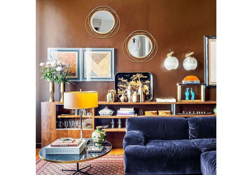 3-Piece Gold Circle Mirror Set &ndash; 13" Iron Frame Modern Wall Decor