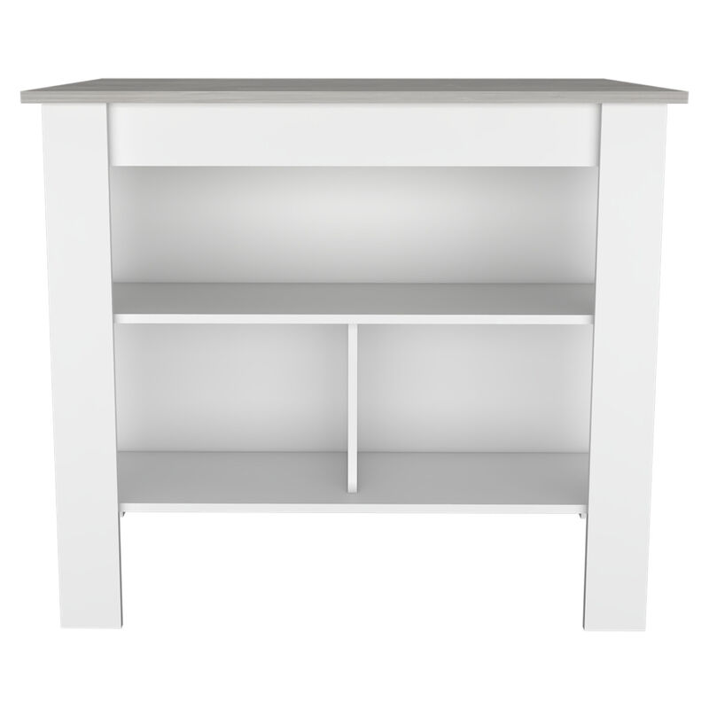 Streamdale Rockaway 3-Shelf Kitchen Island And Ibiza Marble image number 3