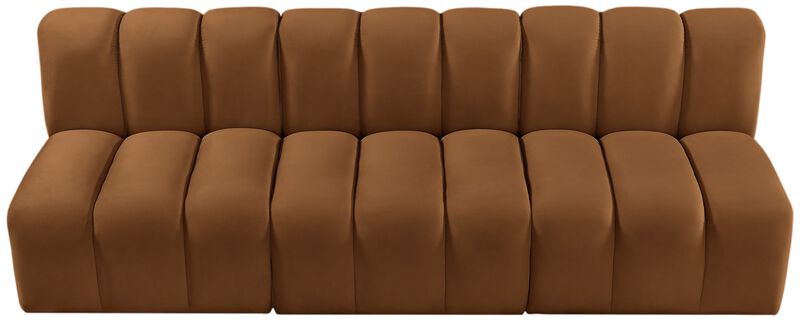 Meridian Furniture Arc Saddle Velvet Modular Sofa image number 3
