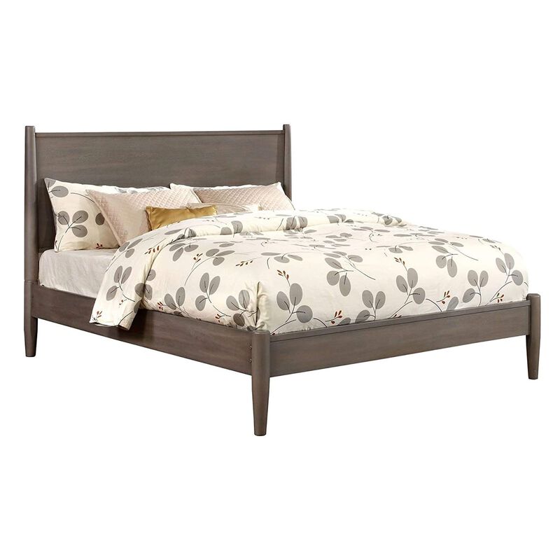 Bedroom Set in Wood &ndash; 3 Piece Set with 2 Nightstands image number 3