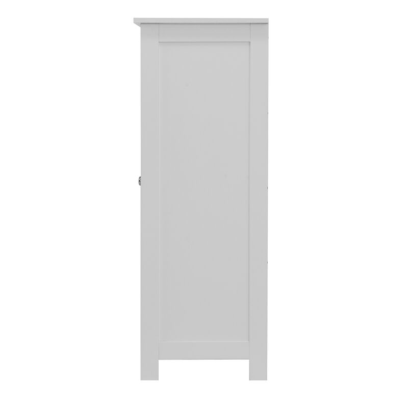 TATEUS White Bathroom  Floor Cabinet