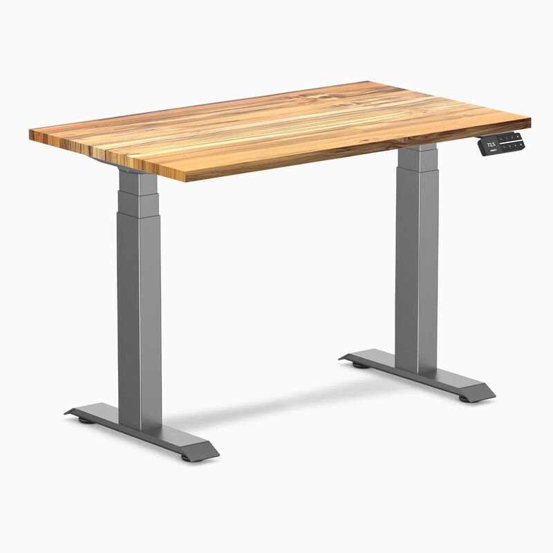 Desky Dual Mini Hardwood Sit Stand Desk image number 0