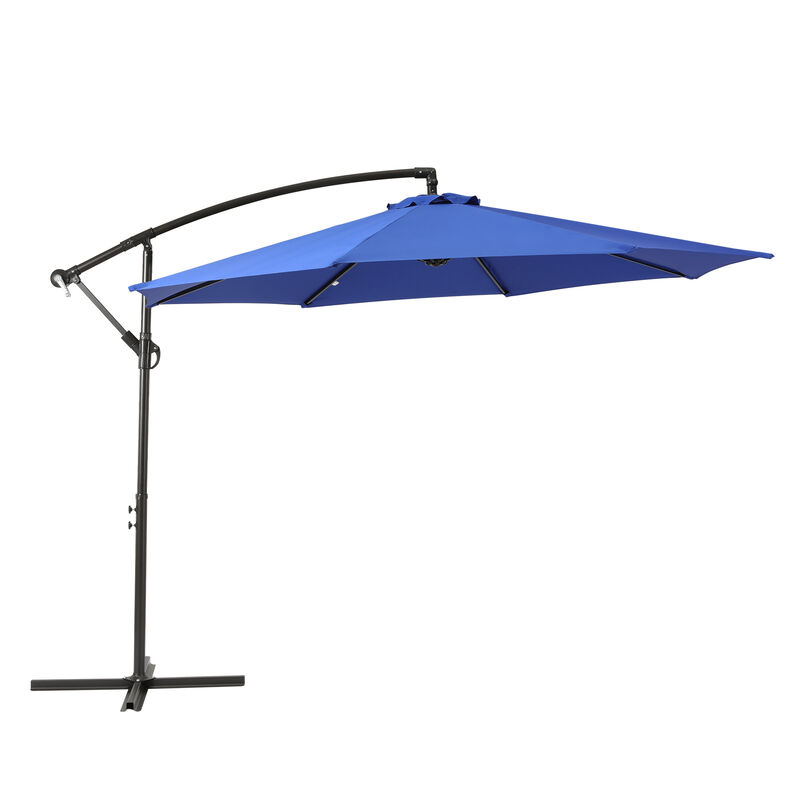 WestinTrends 10 ft. Outdoor / Patio Cantilever Hanging Umbrella