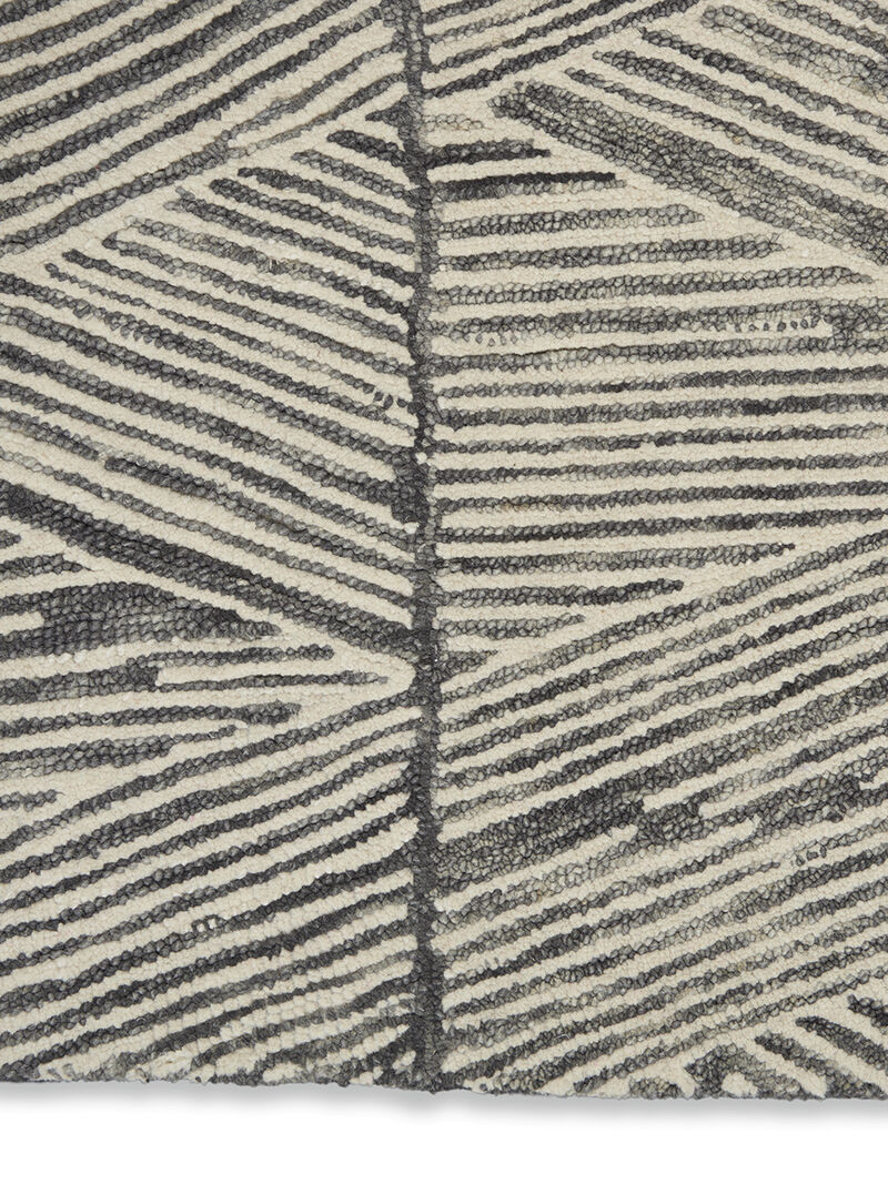 Colorado CLR01 Gray/White 3'9" x 5'9" Rug