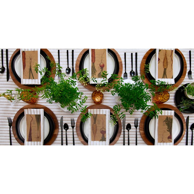 Linen Tablecloth - Amalfi Stripe