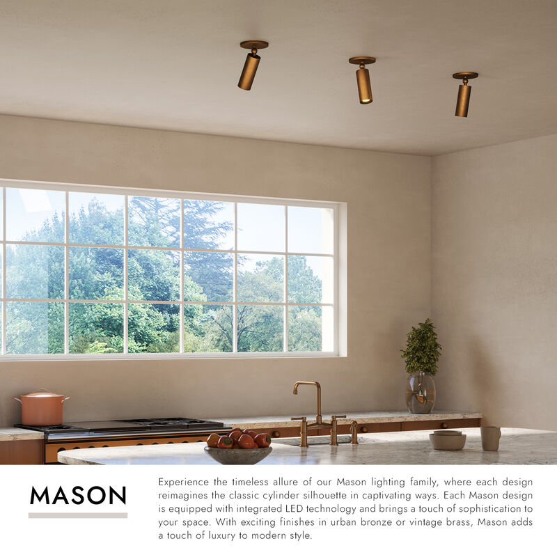 Mason 5 in LED Semi Flush Mount image number 8