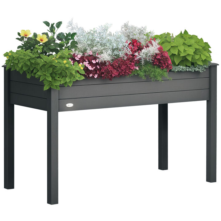 Hivvago Raised Planter Box 48" for Vegetables Herbs and Flowers