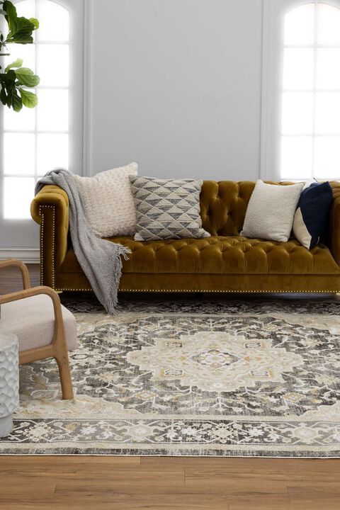 Windermere Edenhall Gray 10' x 14' Rug