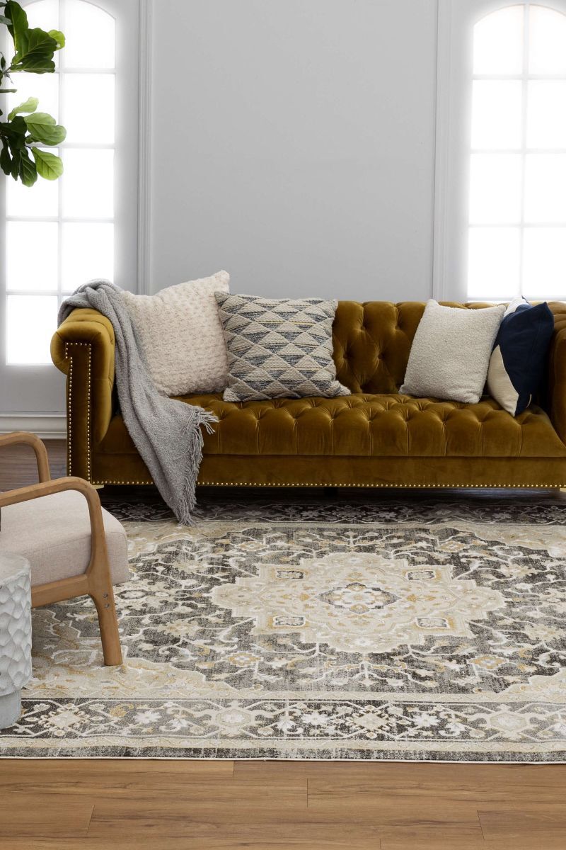 Windermere Edenhall Gray 10' x 14' Rug image number 1