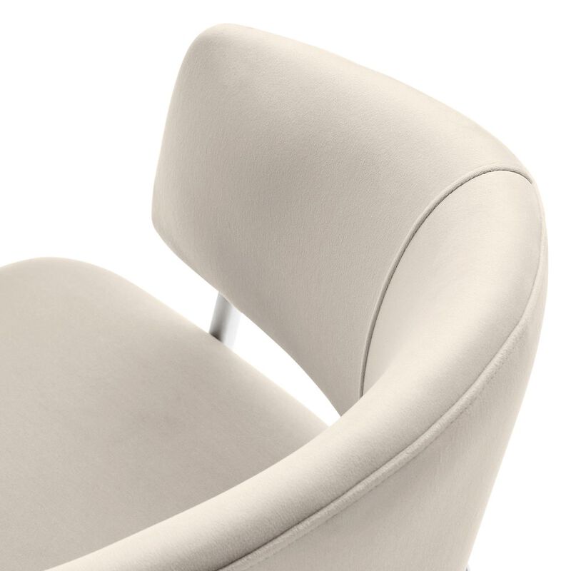 Nella Upholstered Performance Velvet Dining Chair Set of 2 image number 7