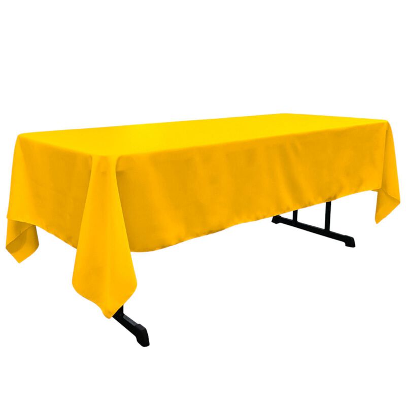Rectangular Tablecloth 60 by 108 Inch Polyester Poplin image number 0