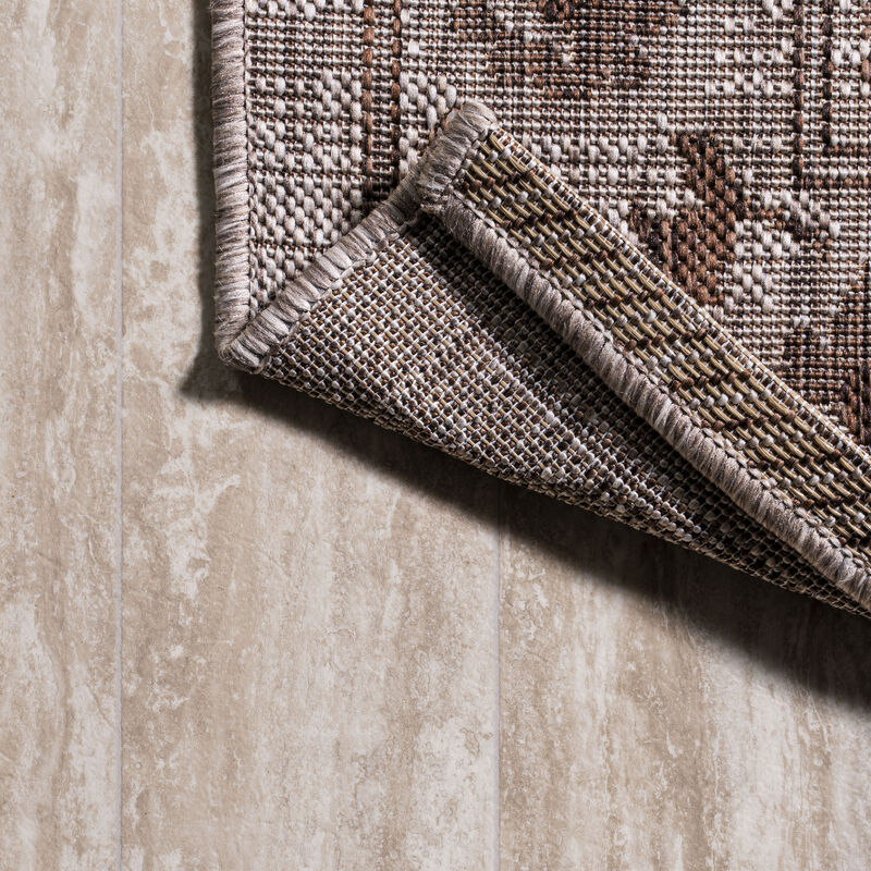 Jerash Ornate Medallion Indoor/Outdoor Area Rug