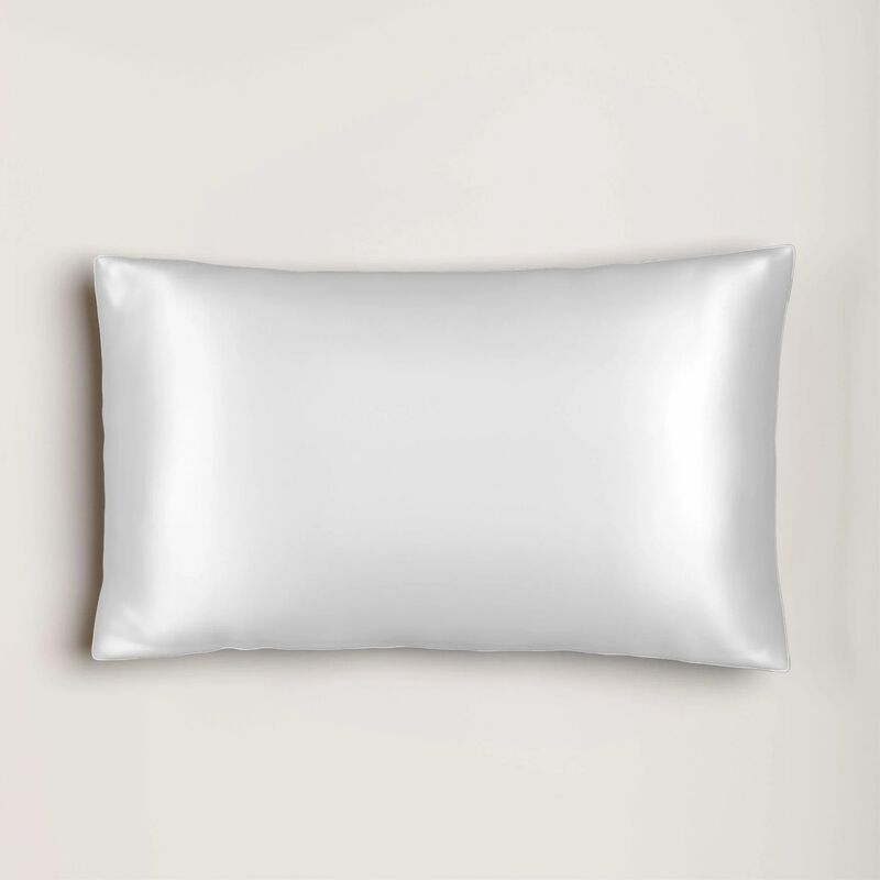Fabrictech Queen Silk Pillowcase White Set