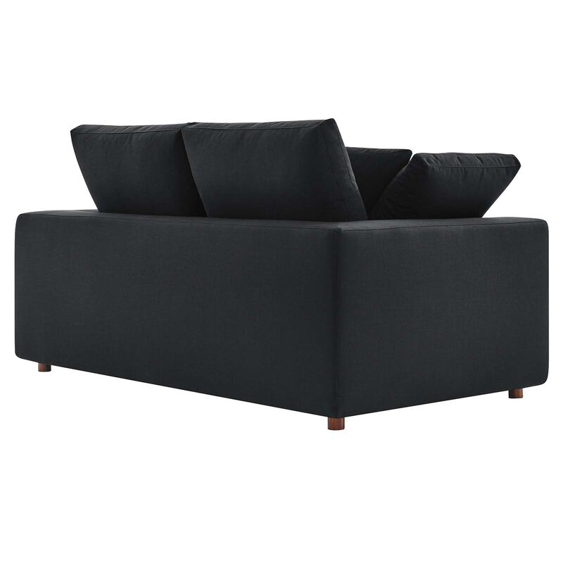 Modway EEI-4859-BLK Commix Down Filled Overstuffed Loveseat, Black image number 4