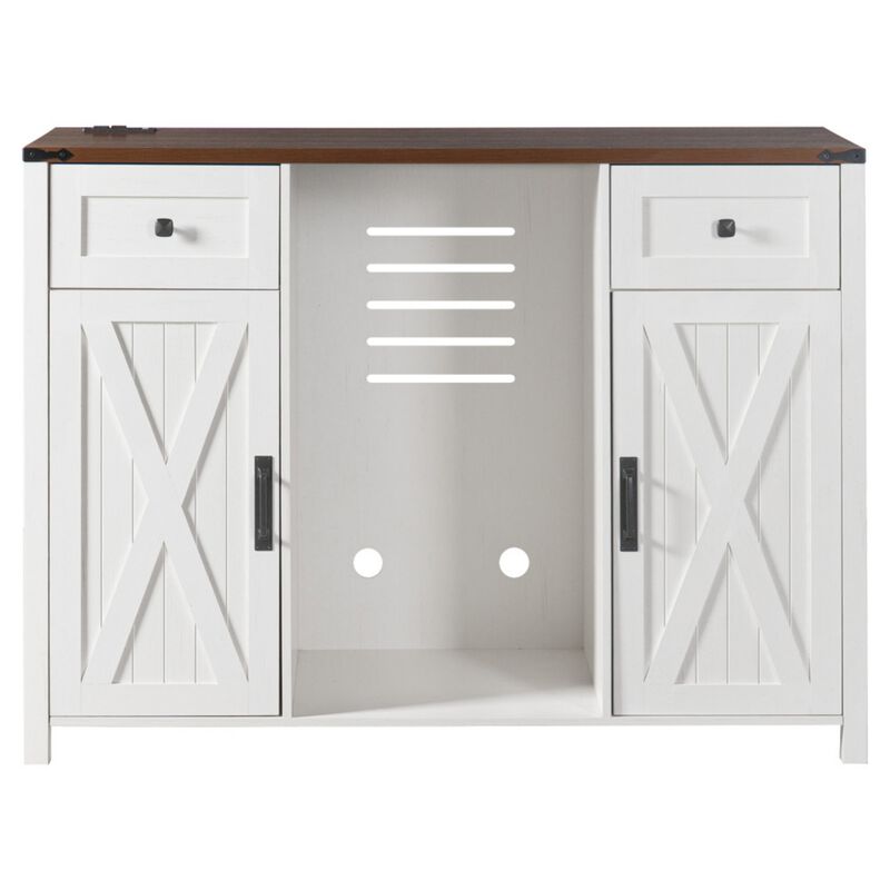 Jiljun Farmhouse Wine Bar Sideboard Cabinet image number 0