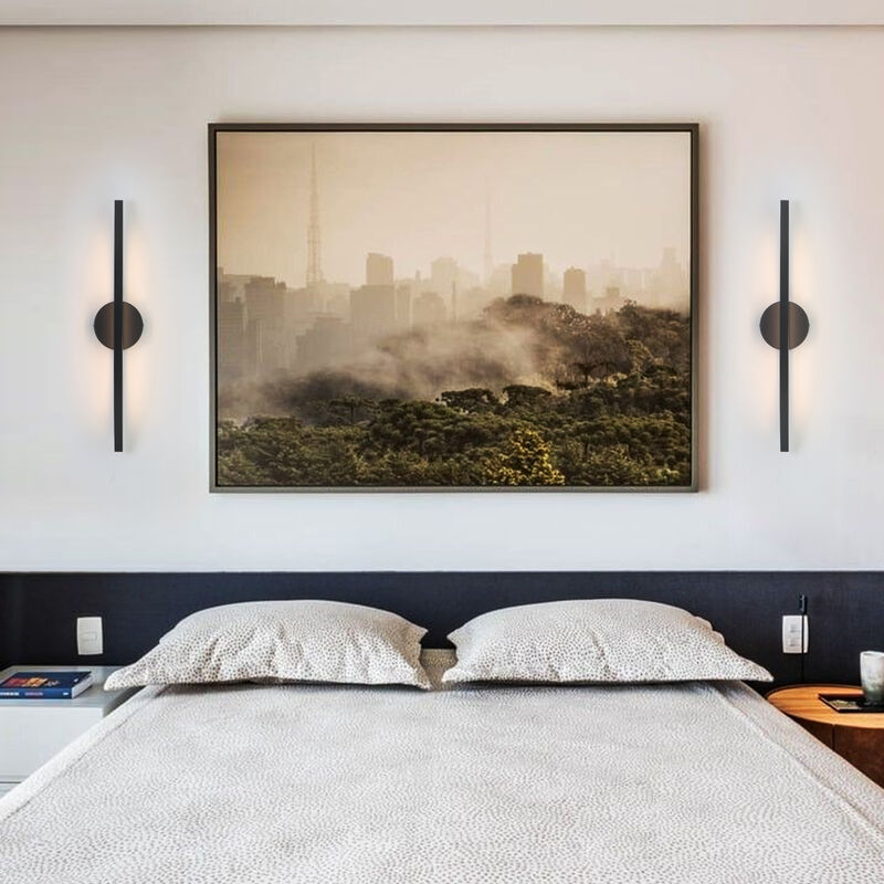 Modern LED Wall Light Switch Dimmable Hardwired image number 3