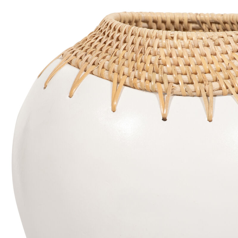 Terracotta 10"H Vase image number 3