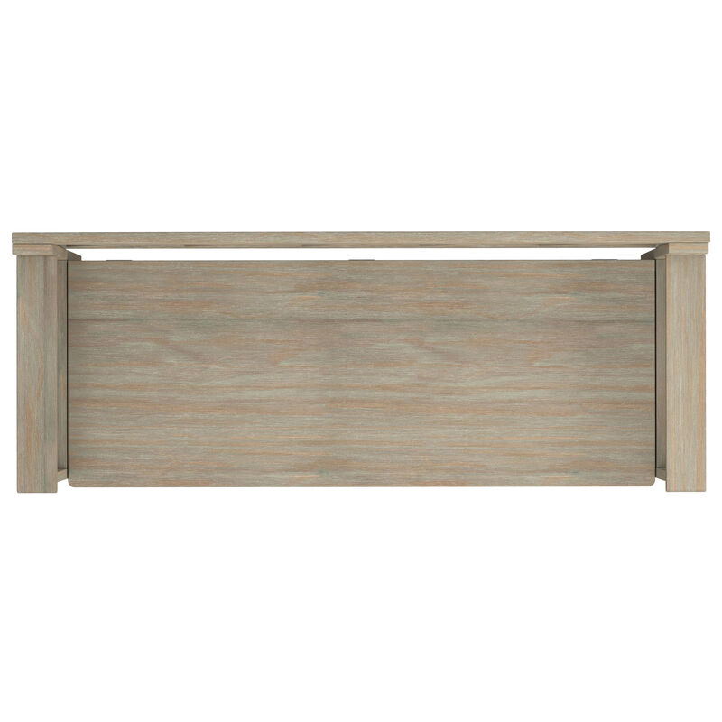 Amherst 48 inch Wide Solid Wood Transitional Entryway Bench in Distressed Grey image number 4