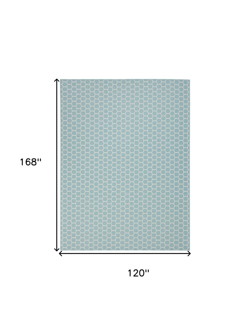 HomeRoots Geometric Indoor Outdoor Area Rug image number 6