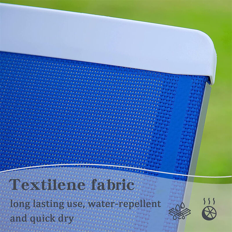 Streamdale Adjustable Aluminum Pool Lounge Set, Blue