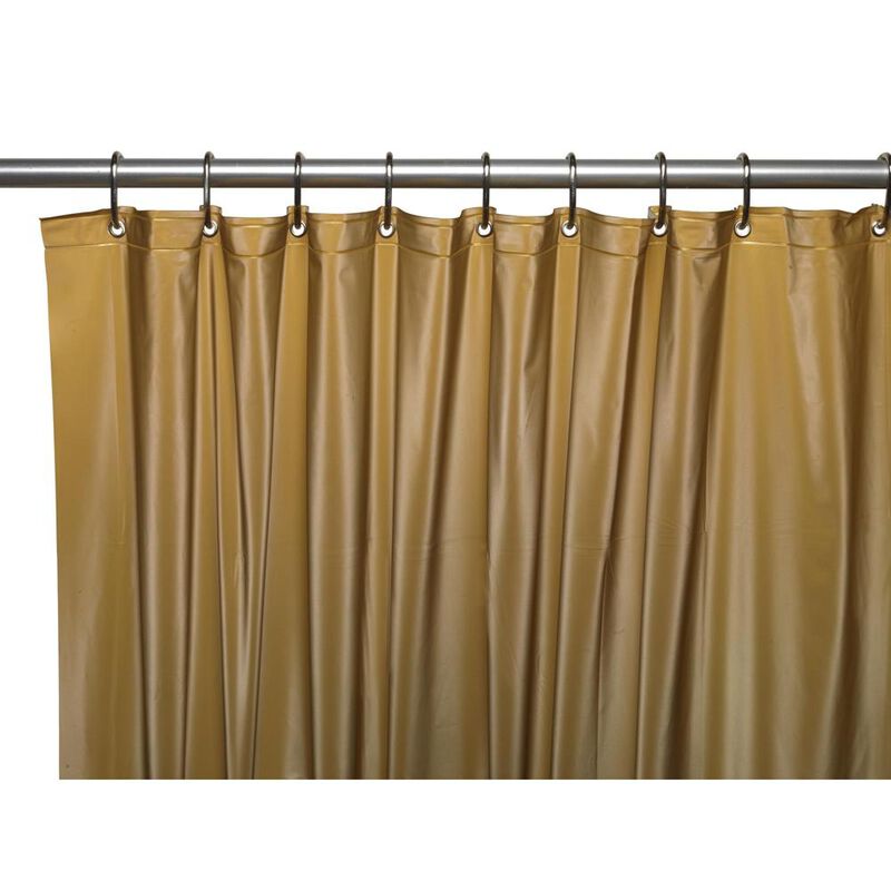 American crafts Home Decorative 4 Gauge "Premium" Vinyl Shower Curtain Liner With Metal Grommets And Magnets