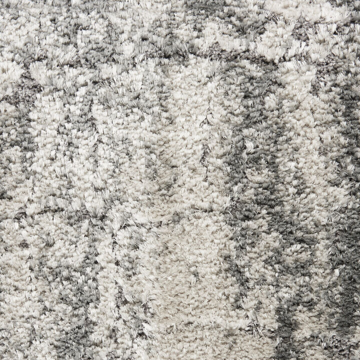 HomeRoots Abstract Shag Area Rug