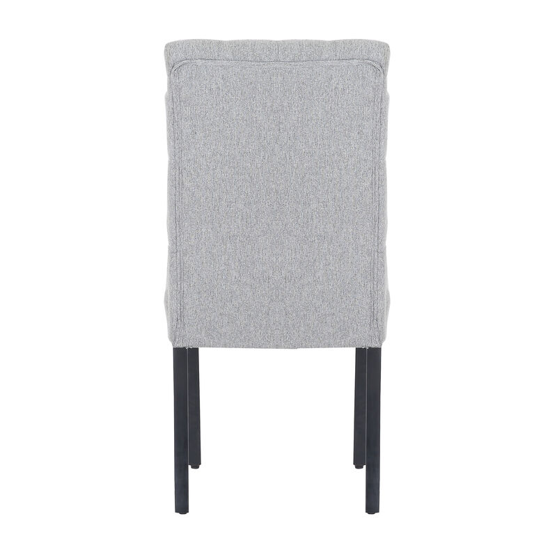 WestinTrends Upholstered Button Tufted Dining Chair