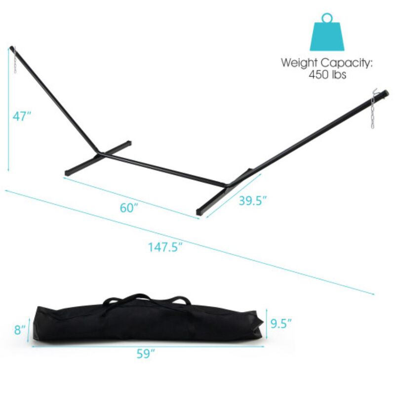 2-Person Heavy-Duty Hammock Stand with  Storage Bag image number 5