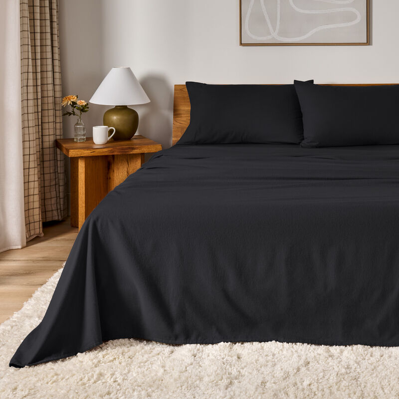 Soft & Cozy 100% Cotton Flannel Sheet Set image number 3