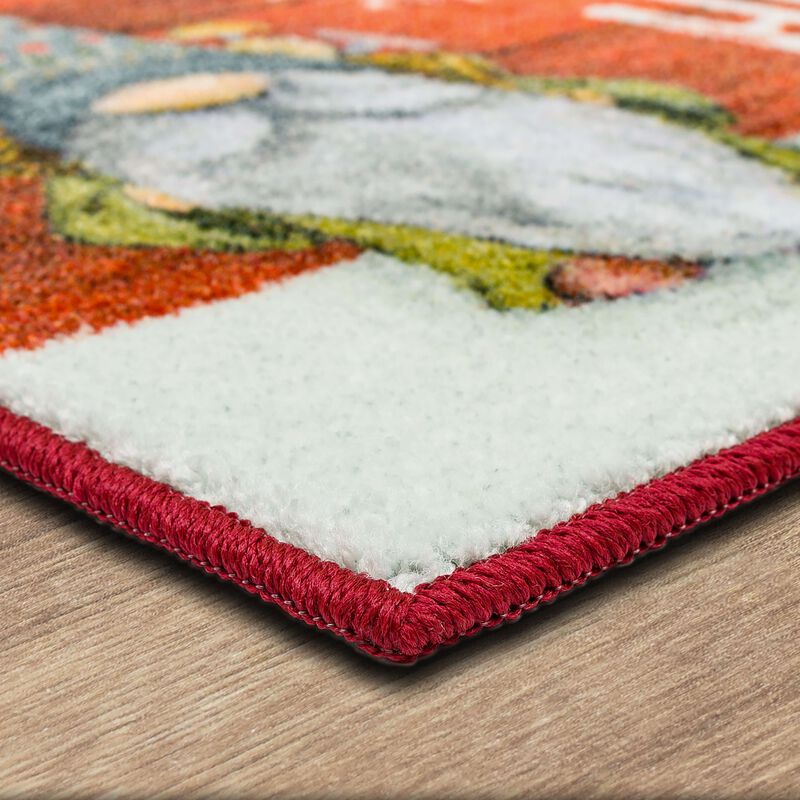 Gnome Holidays Red 2' x 3' 4" Kitchen Mat