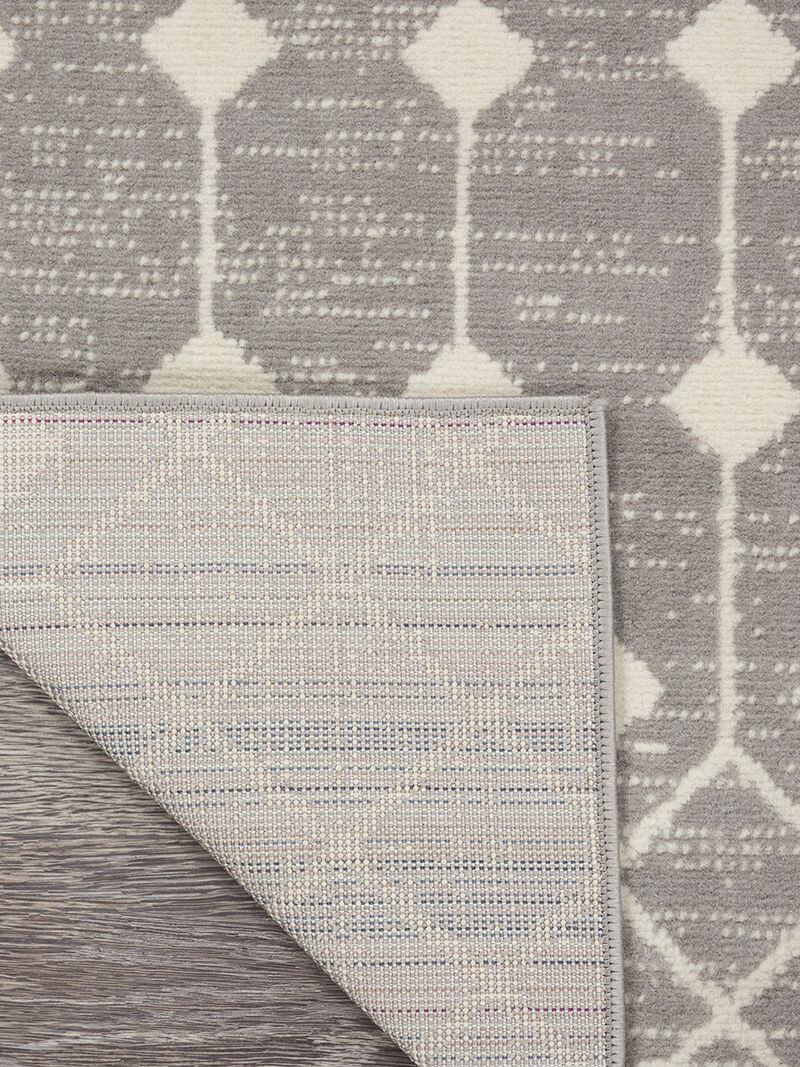 Grafix GRF37 Gray 3' x 5' Rug